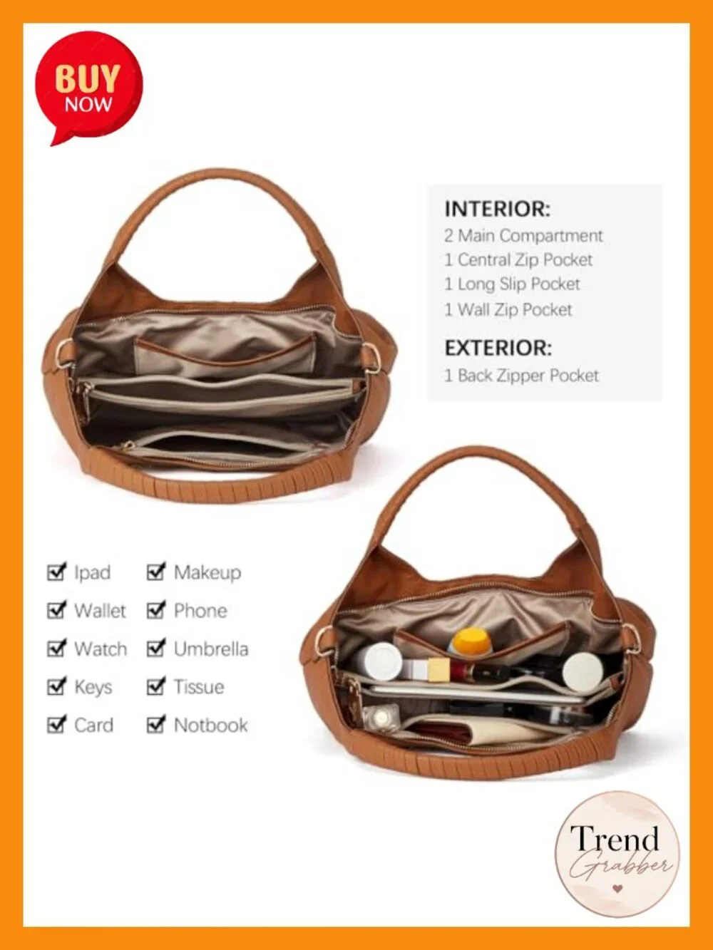 Genuine Leather Satchel Crossbody Bag Top Handle Adjustable Strap